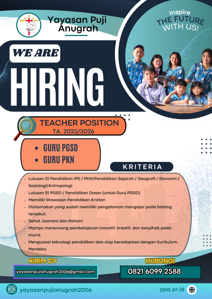 Flayer Rekrutmen Guru YPA